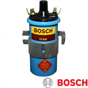 Zündspule Bosch „Blau“ 12 V mit Bügel